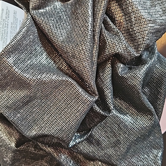 BCBGMaxAzria Silver Gray Metallic Leggings - Picture 5 of 5